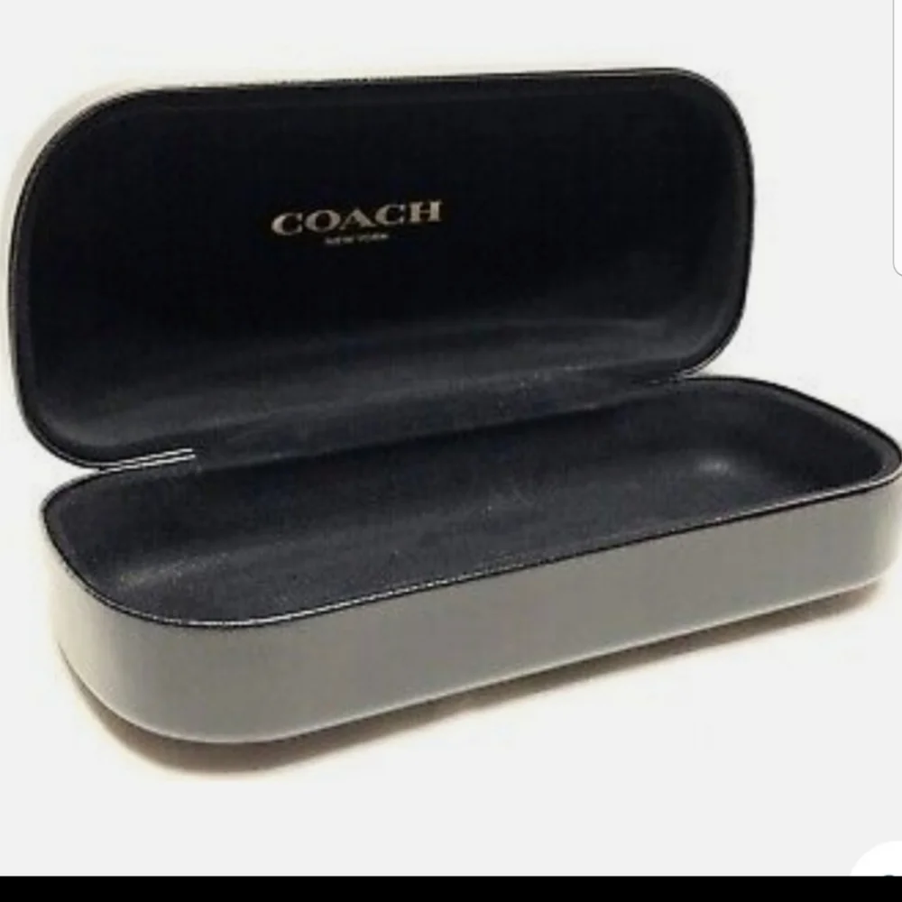 NEW! Coach leather case & cloth